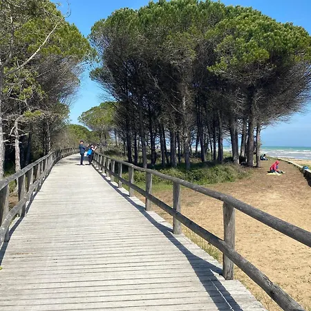 With Huge Swimming Pool And Solarium Bibione